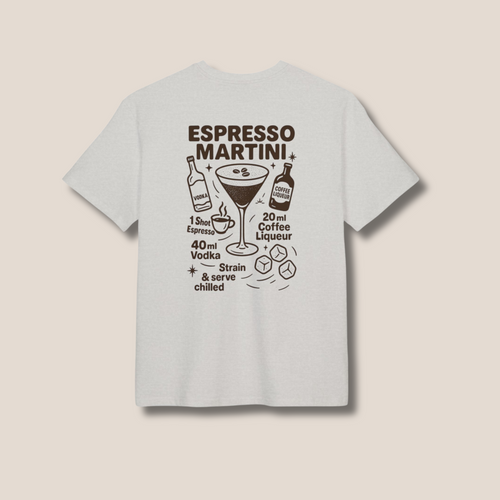 Espresso Martini Heavy Oversized Tee
