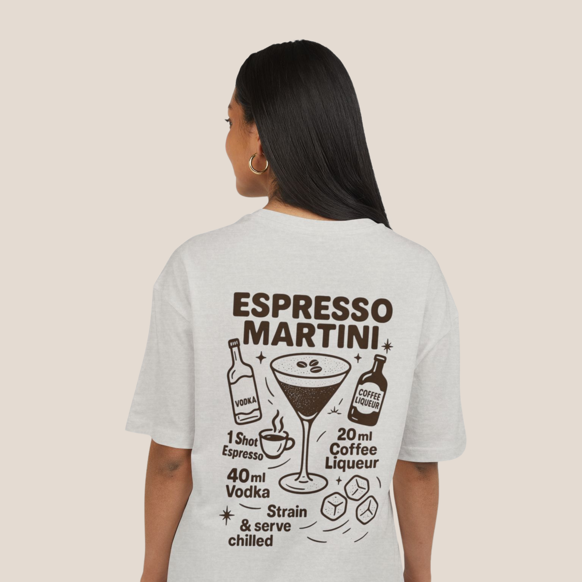 Espresso Martini Heavy Oversized Tee
