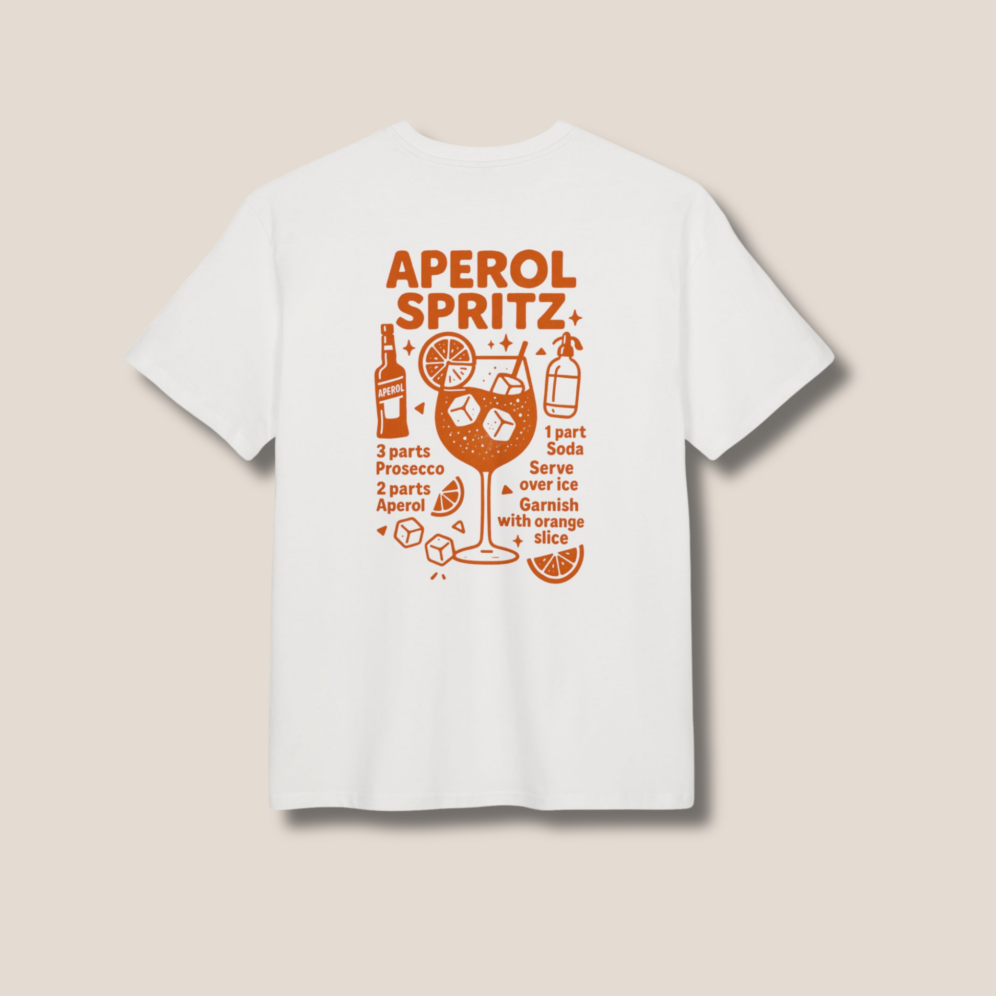 Aperol Spritz Heavy Oversized Tee