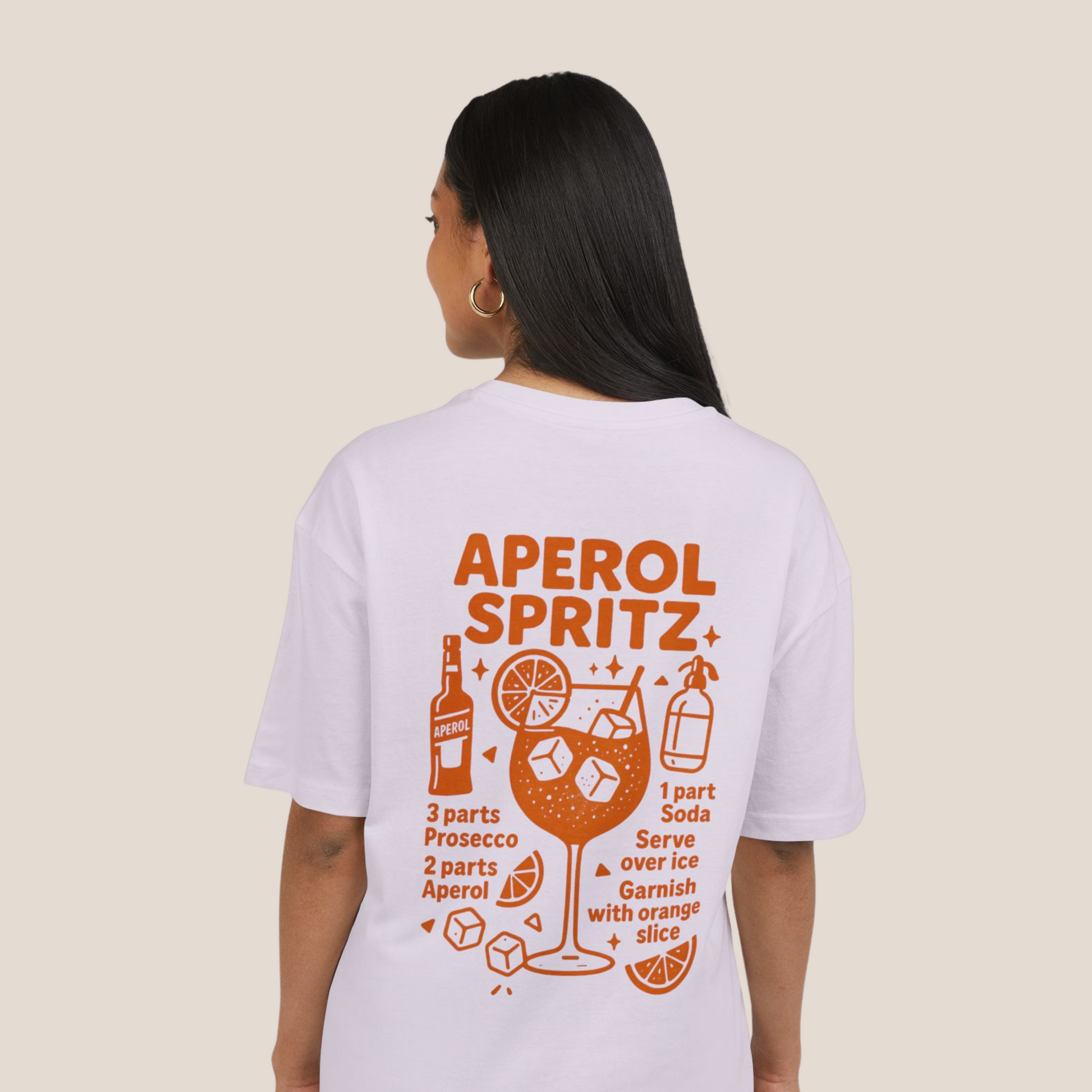 Aperol Spritz Heavy Oversized Tee