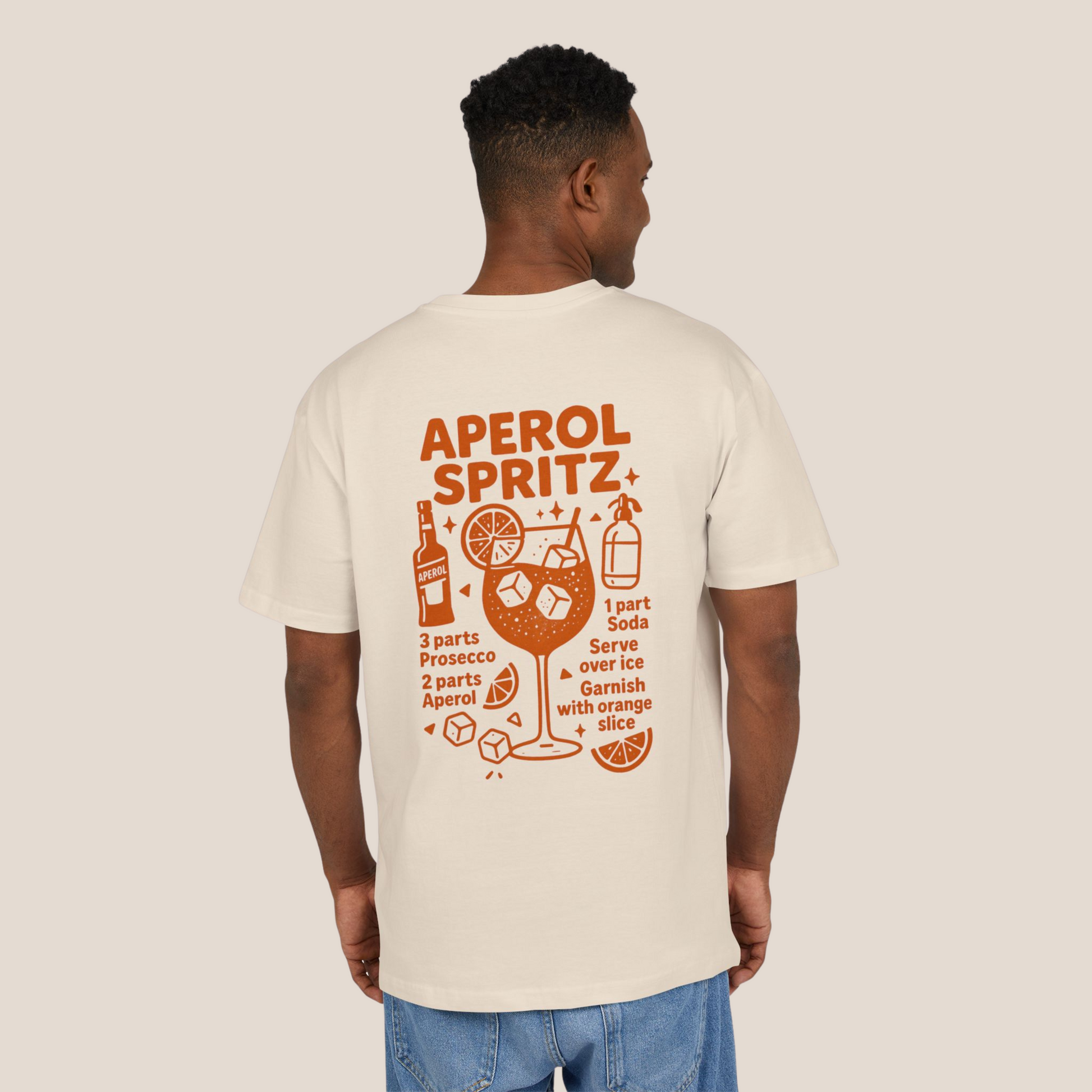 Aperol Spritz Heavy Oversized Tee