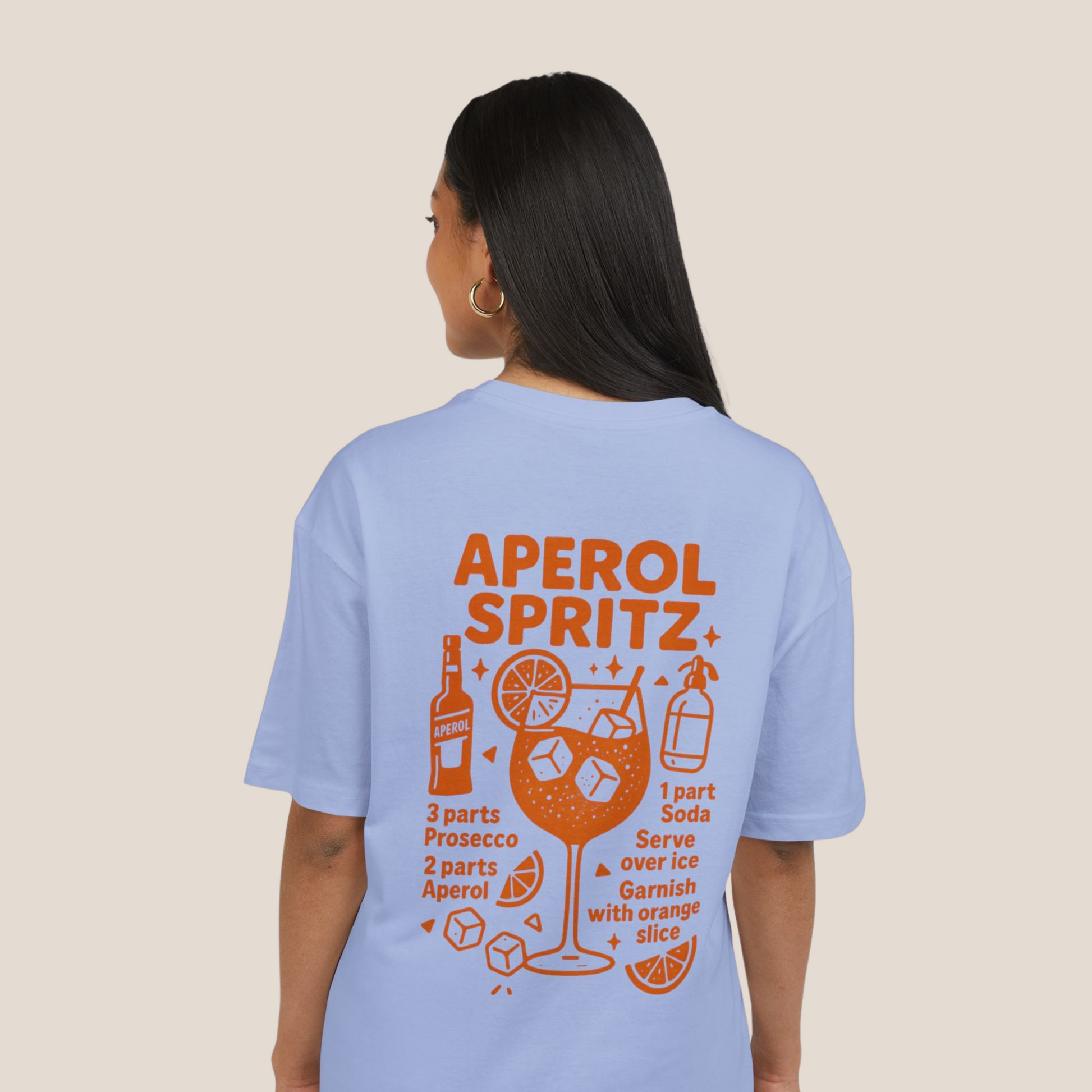Aperol Spritz Heavy Oversized Tee