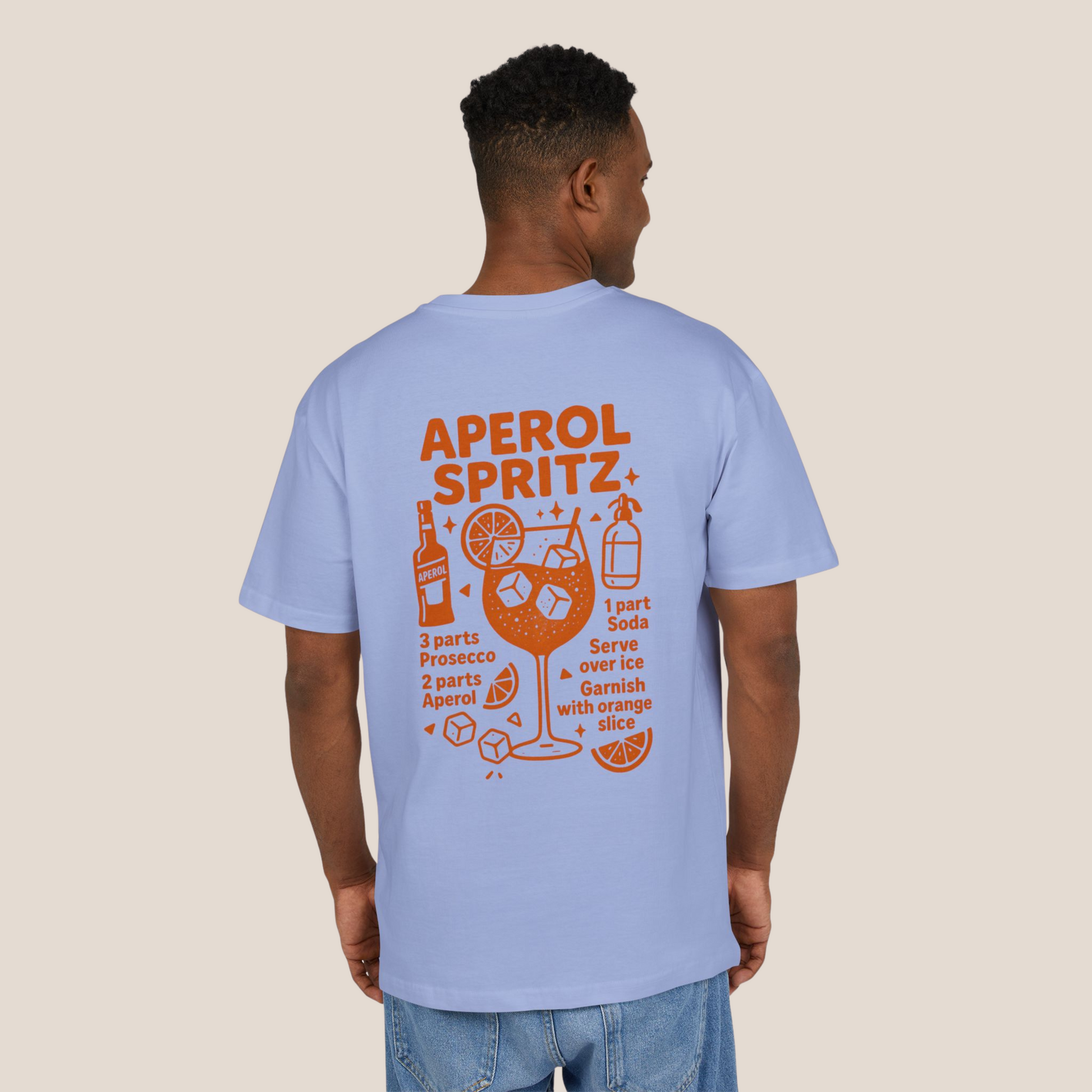 Aperol Spritz Heavy Oversized Tee