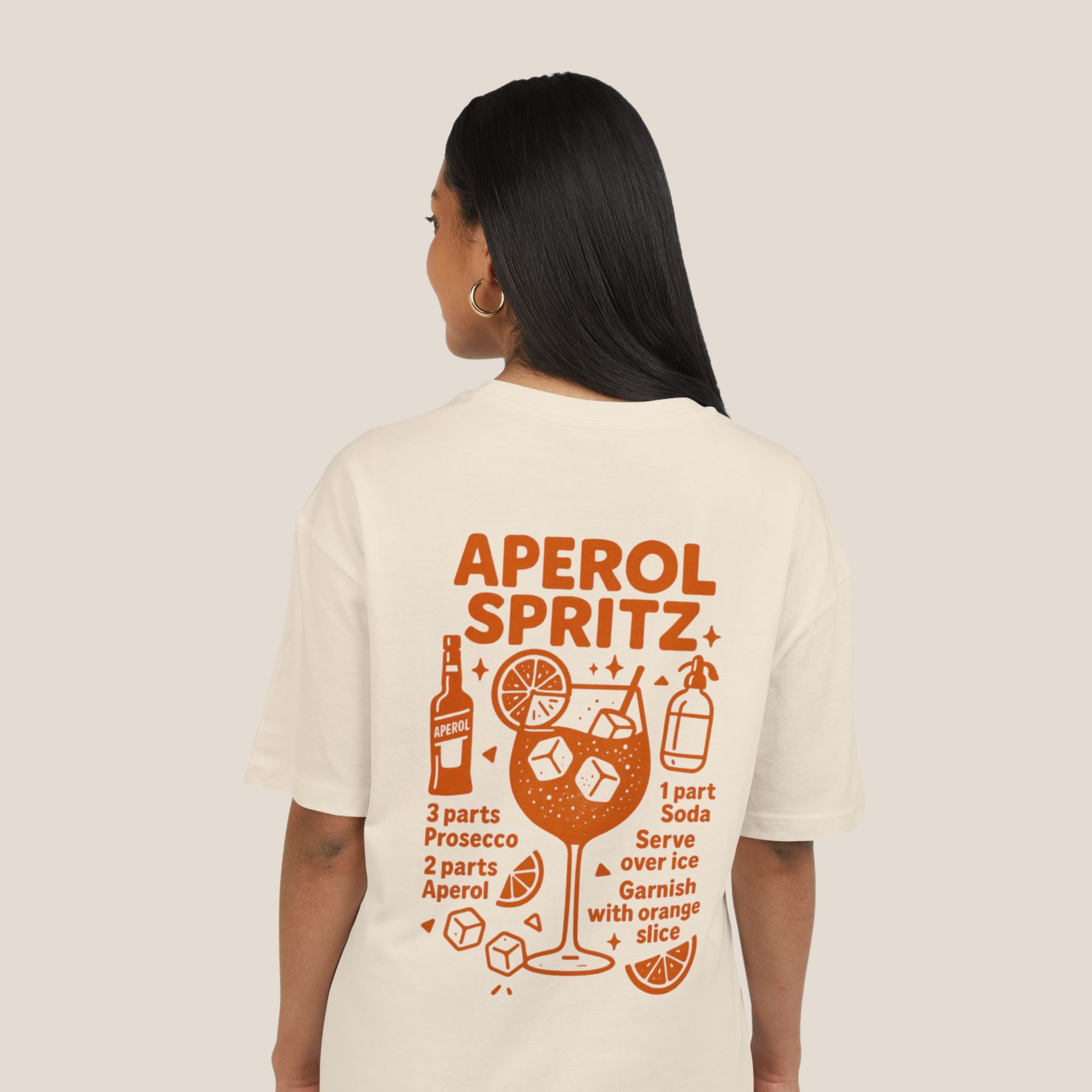 Aperol Spritz Heavy Oversized Tee