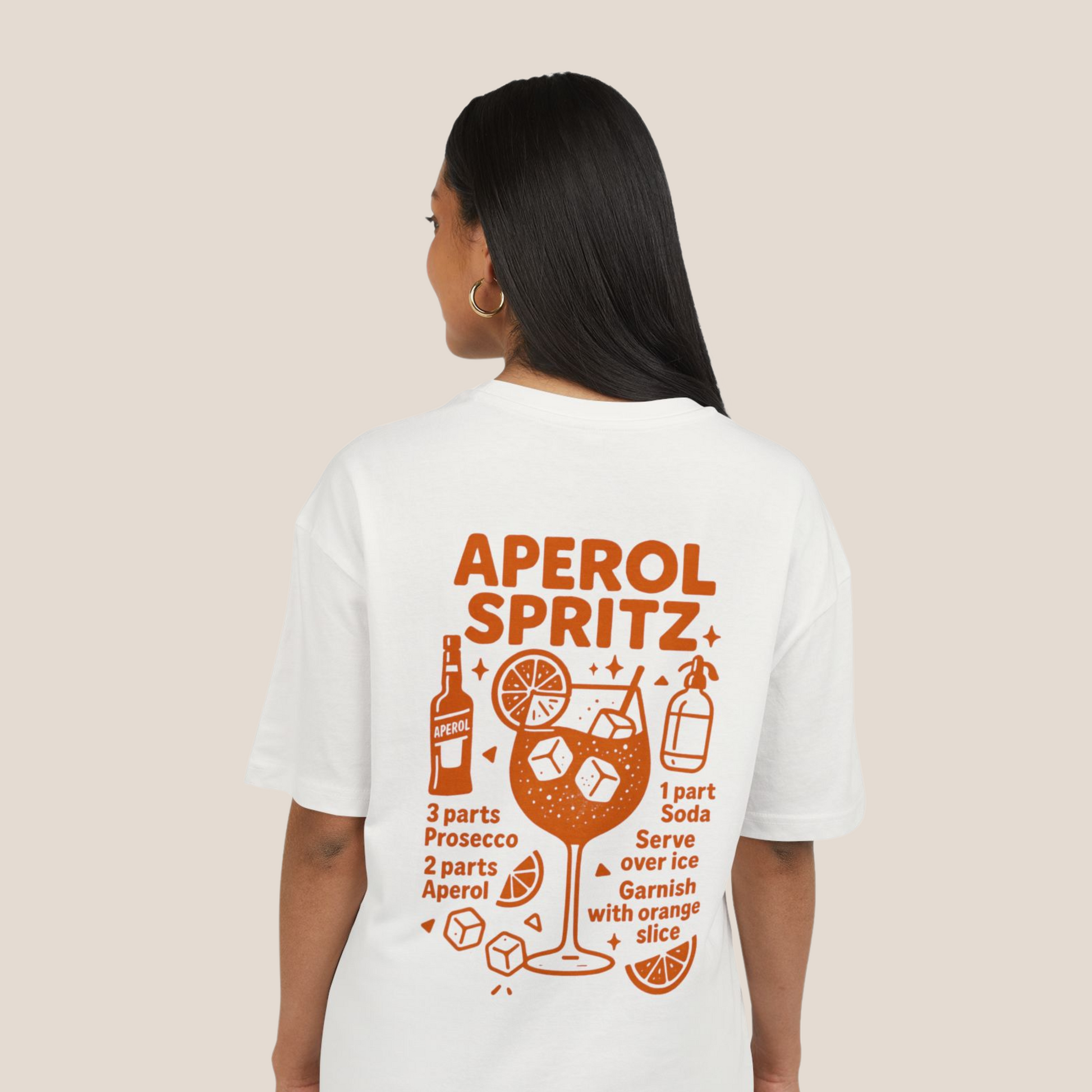 Aperol Spritz Heavy Oversized Tee