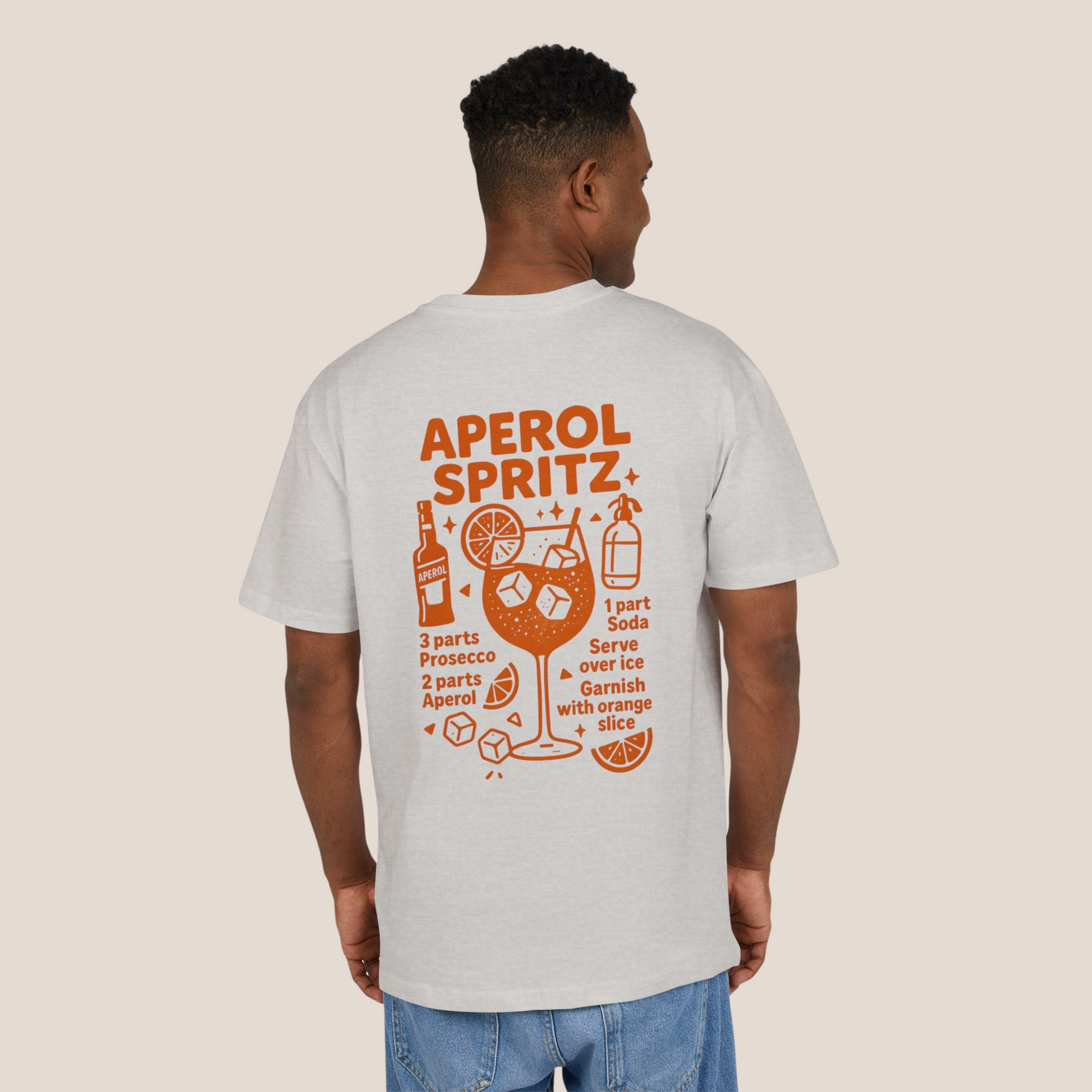 Aperol Spritz Heavy Oversized Tee