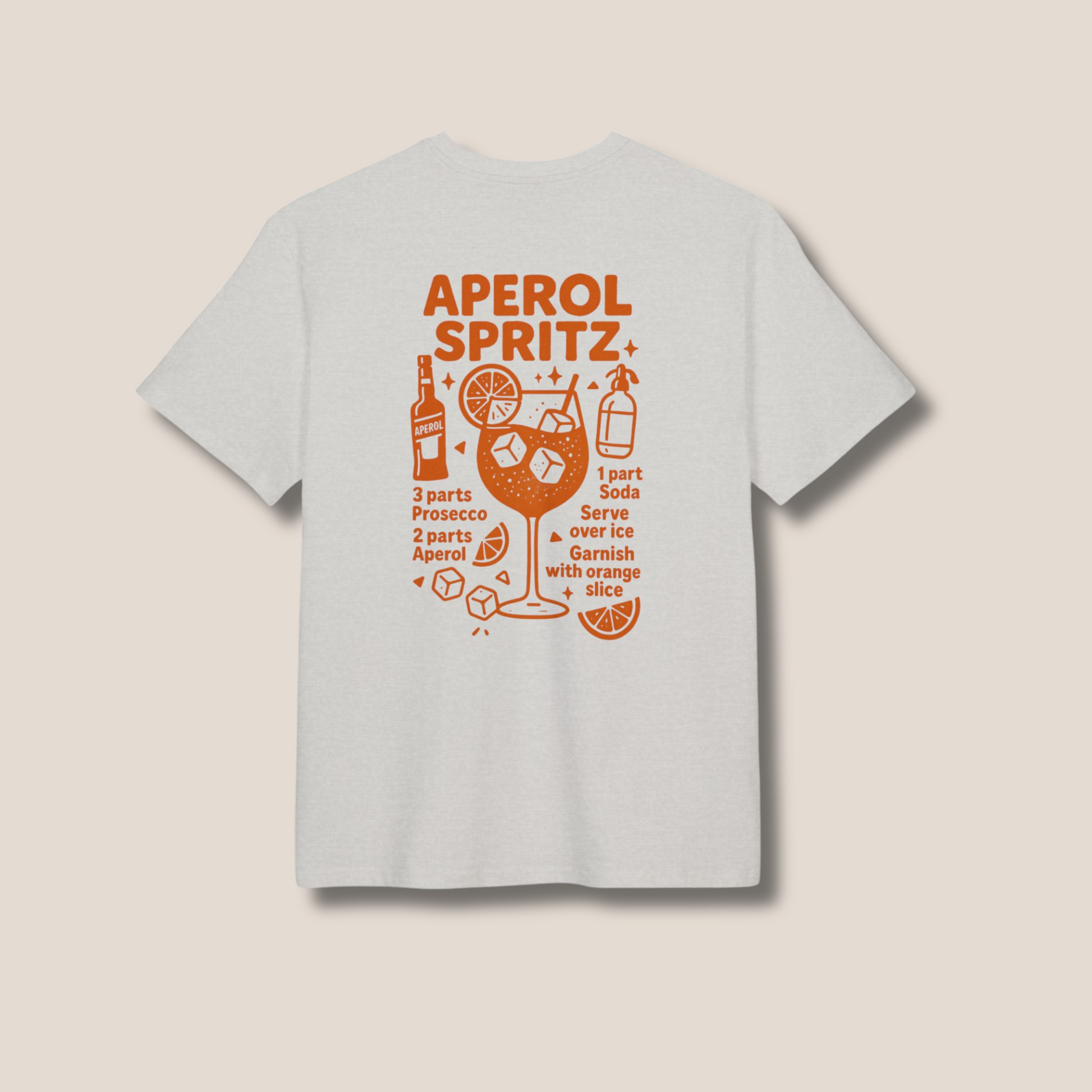 Aperol Spritz Heavy Oversized Tee